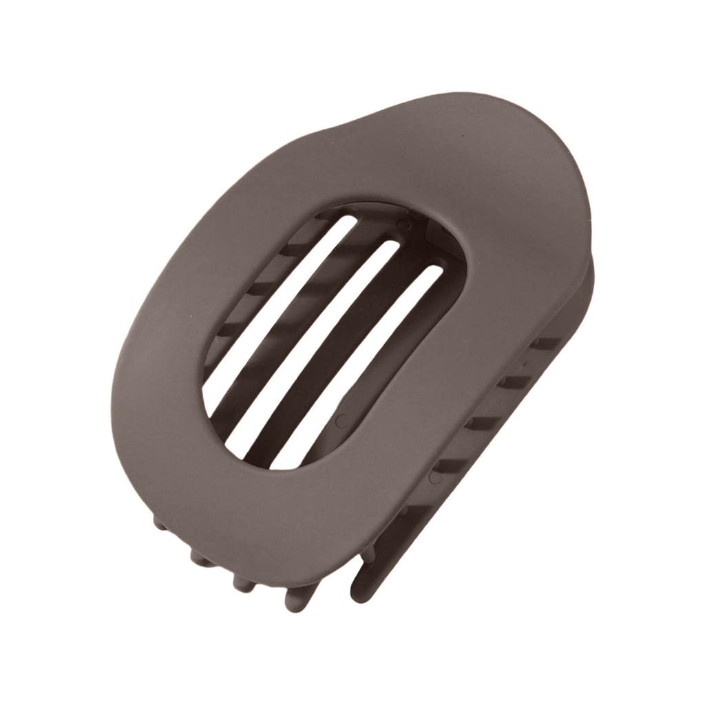 Плоская заколка для волос, овальный коготь, зажим для женщин и девочек, французские заколки сильной фиксации для густых тонких волос, удобные изогнутые конструкции