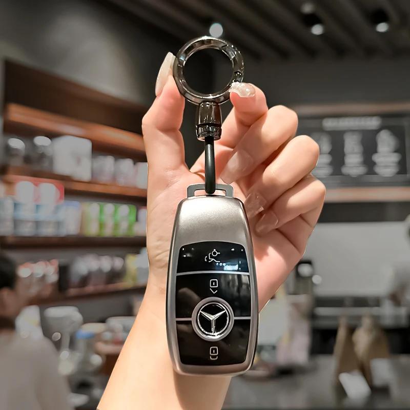 2025 New TPU Car Key Case Cover for Mercedes-Benz A B C E G S Class CLA CLS GLA GLB GLC GLE GLS EQA EQB EQC Shell Fob Holder Acc