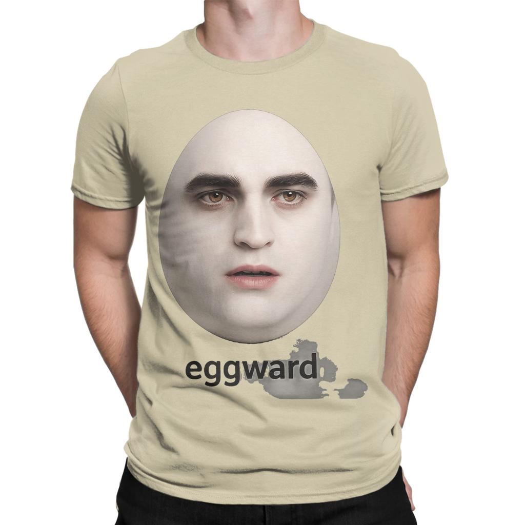 Harajuku Eggward Meme T-Shirt For Men Women Cotton Short Sleeve Edward Cullen Round Neck Summer Top Tee