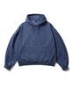 Худи с капюшоном и объемными рукавами 'Valley Tuck Sweat Balloon Hoodie' - Выстиранный синий