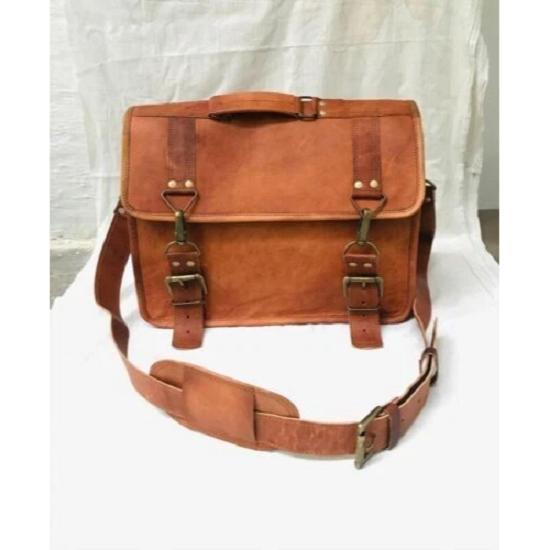 Men's Vintage Satchel Handmade New Leather Bag Laptop Messenger Shoulder