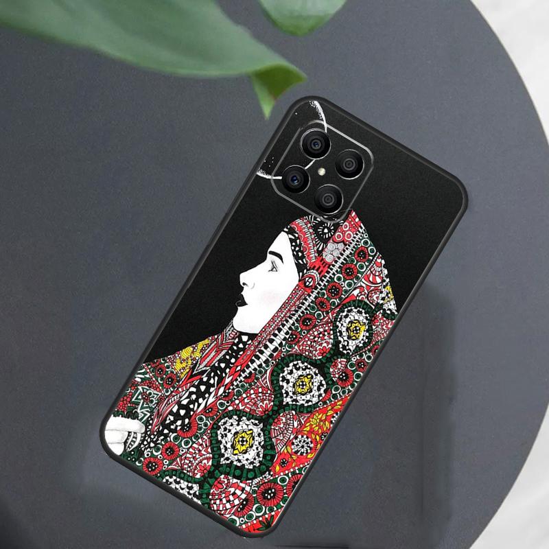 Мусульманская Исламская Арабская Девушка Хиджаб Для Honor Magic 8 7 5 6 Pro Чехол Для Honor 200 400 Lite 50 70 90 X8c X8b X9a X9b X9c X9d Win