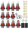 Набор минифигурок средневековых солдат для замка, совместимый с Lego