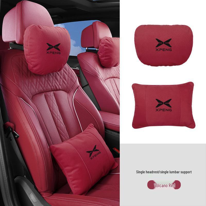 XPeng P7 Headrest & Lumbar Support, P5/G3/i G9 Neck Pillow: Maybach Style.