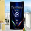 Inter Milan Personalized Name Beach Towel High Absorbency & Quick-Dry