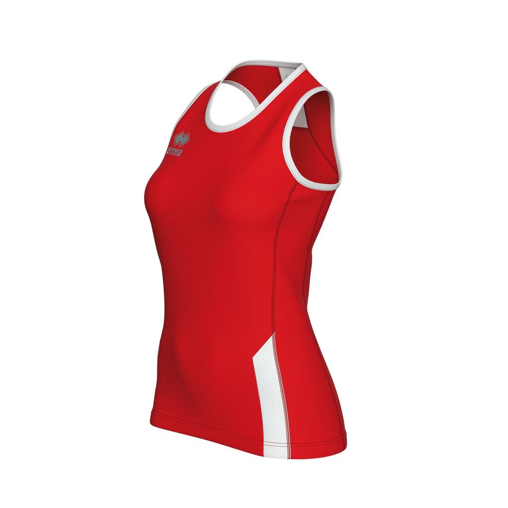 Майка для соревнований REGIS WOMAN JR Girls [Elea] Красный/Белый