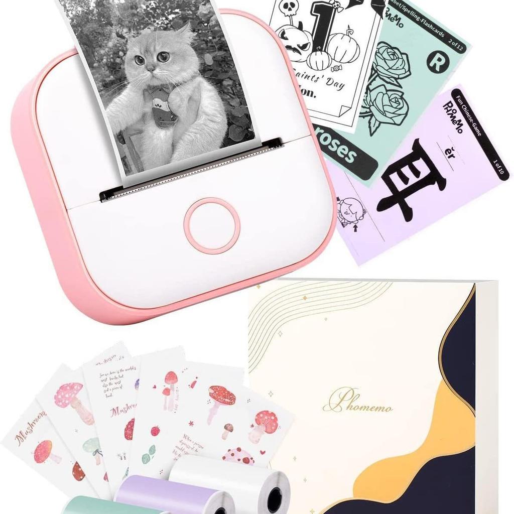 Phomemo M02 Draagbare Mini Thermische Printer – Bluetooth, Inktloos voor Mobiele Apparaten