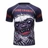 Рашгард для ММА Джиу-джитсу BJJ Тренировочный с коротким рукавом Фитнес Муай Тай Бокс Спортивный свитер Боксерские майки