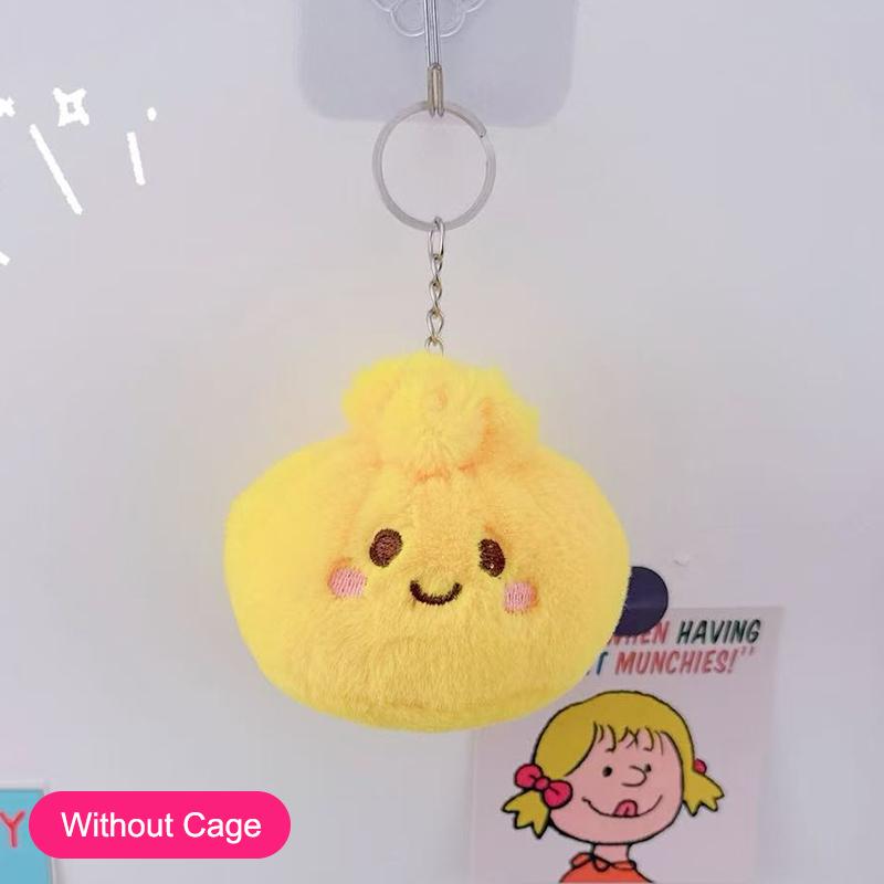 Soft Bun Squishy Plush Toy Keychain for Relaxing Stress Relief and Enjoyment