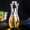 Stainless Steel Oil Bottle Barbecue Oil Spray Bottle Oil Spray Pot Soy Sauce Vinegar Spray Press Oil Bottle Leak Proof Glass Oil Bottle