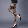 Rubitas Длинные Узкие Зимние Легкие и Облегающие Леопардовый Животный Тигровый Эластичная Талия Леопардовые Женские Леггинсы, Брюки, Стильные, Леггинсы, Колготки,