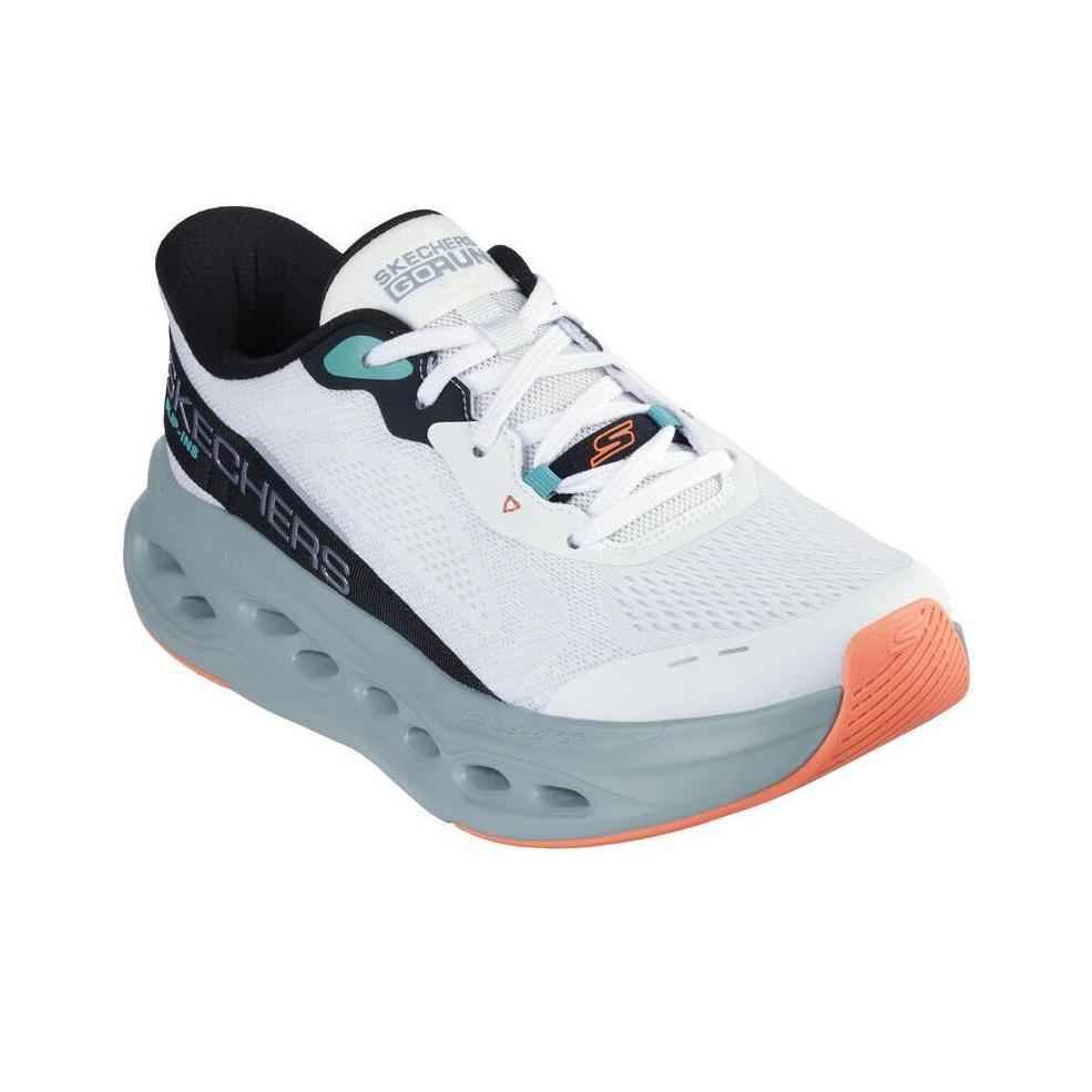 Skechers Максимальная амортизация Легкие слипоны Мужские кроссовки Белые 220421-WMLT