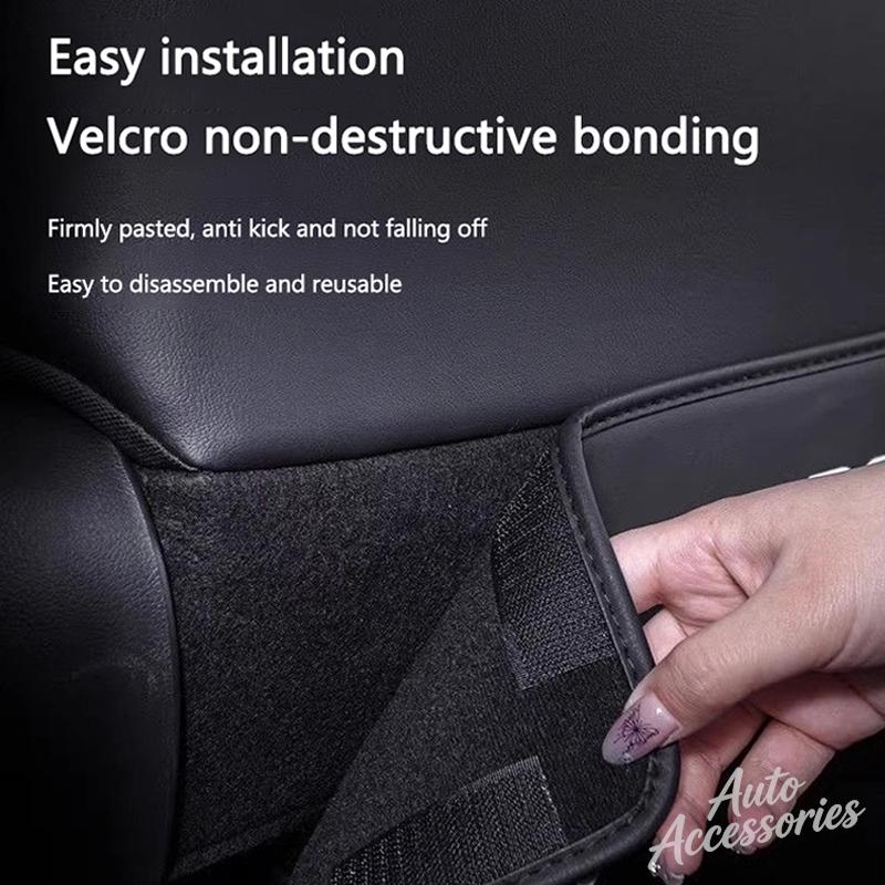 Car Seat Back Protector Mat Prevent Dirty Anti Kick Pad For BMW 1 3 5 7 Series X1 X3 X4 X5 F10 F15 F16 F20 F30 F18 F25 M3 M4 E34 GB1
