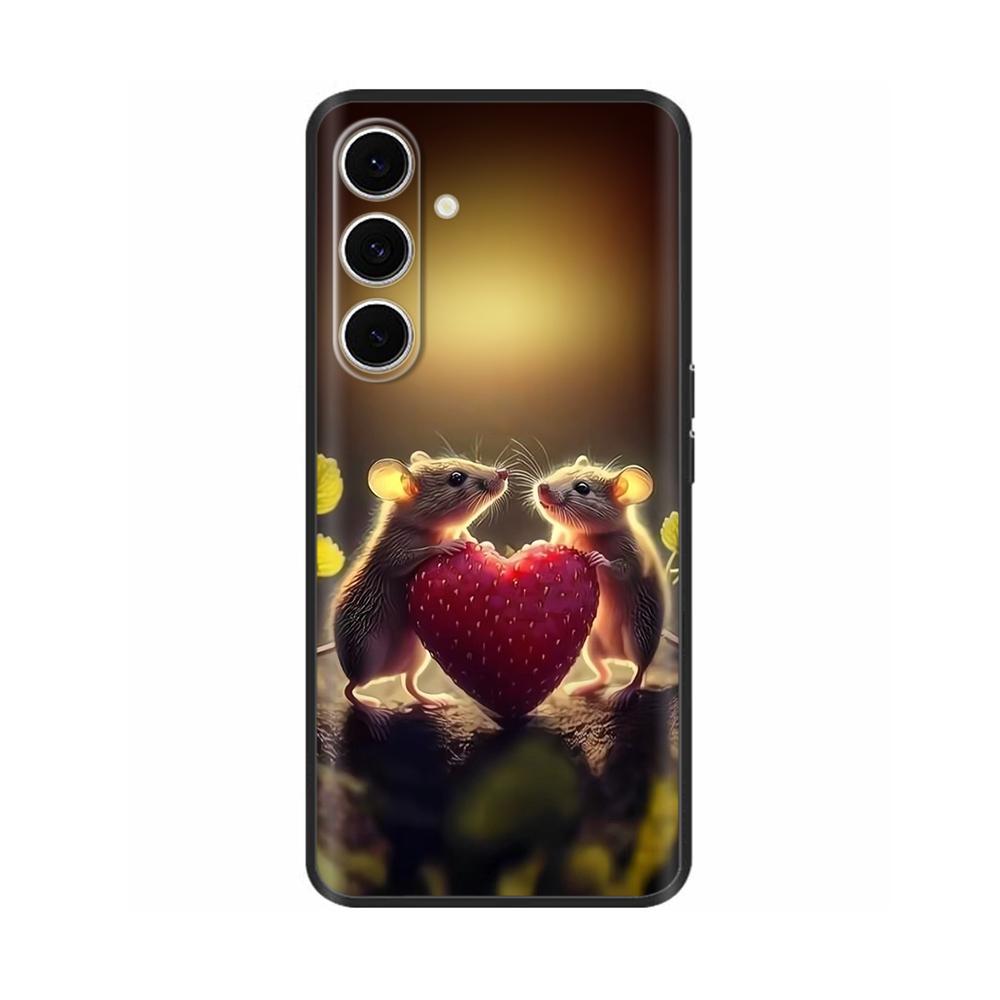 Для Samsung Galaxy S24 FE Чехол Мягкий Черный Силикон ТПУ Чехол для Galaxy S24 Plus S24+ S24FE 5G Чехол для Телефона Capa S 24 FE Корпус