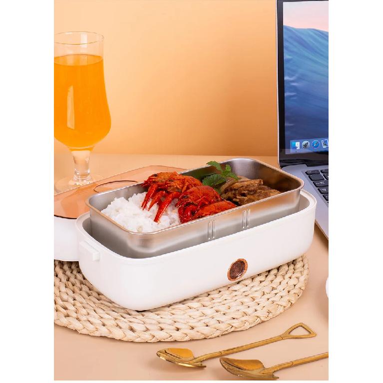 USB Portable Electric Lunch Box 5V 12V 24V Car Truck Camping Work School 220V Food Heated Warmer Container Stainless Steel Set