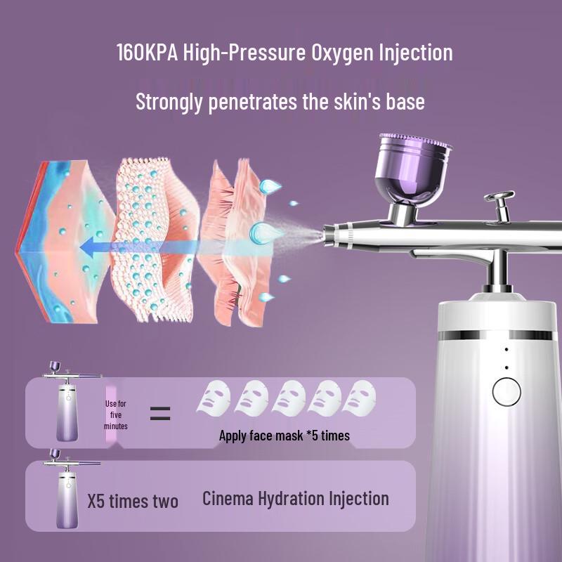 MKS Portable Facial Oxygen Injector & Hydrating Mist Sprayer