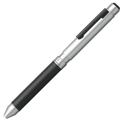 Ручка Zebra Shabo X CB8 Carbon Flash Silver многофункциональная SB23-CFS