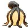 Creative Octopus Night Light, Resin Octopus Table Lamp, USB-Rechargeable Bedside Lamp, Bedroom Home Decor Light