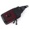 Men's Large Capacity Double Zipper Cell Phone Pocket Change Waist Bag with Belt Pocket