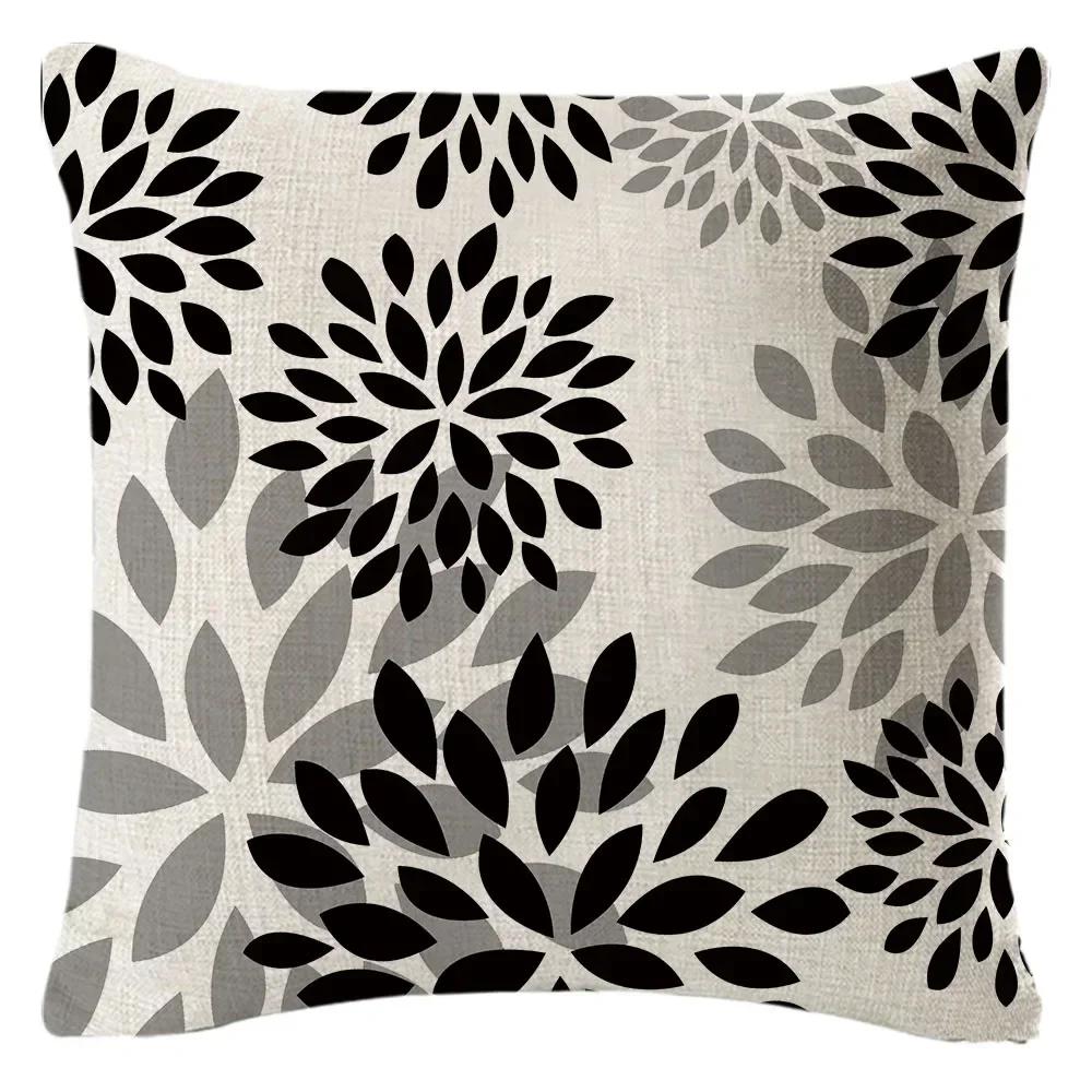 Geometric Figure Doublesided Printed pillow cover Short plush Suitable living rooms bedrooms sofas throw cushion cover