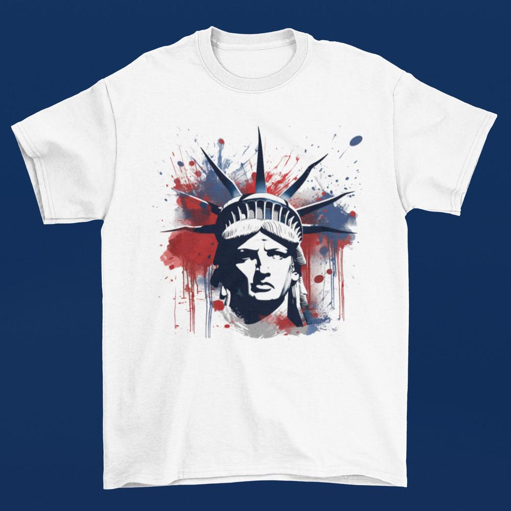 Statue Of Liberty T shirt American Independence Day Memorial Day Veterans Day