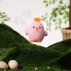 Party Decoration Cute Crochet Chick Pendant Handmade Colorful Chick Funny Animal Pendant Office Decor