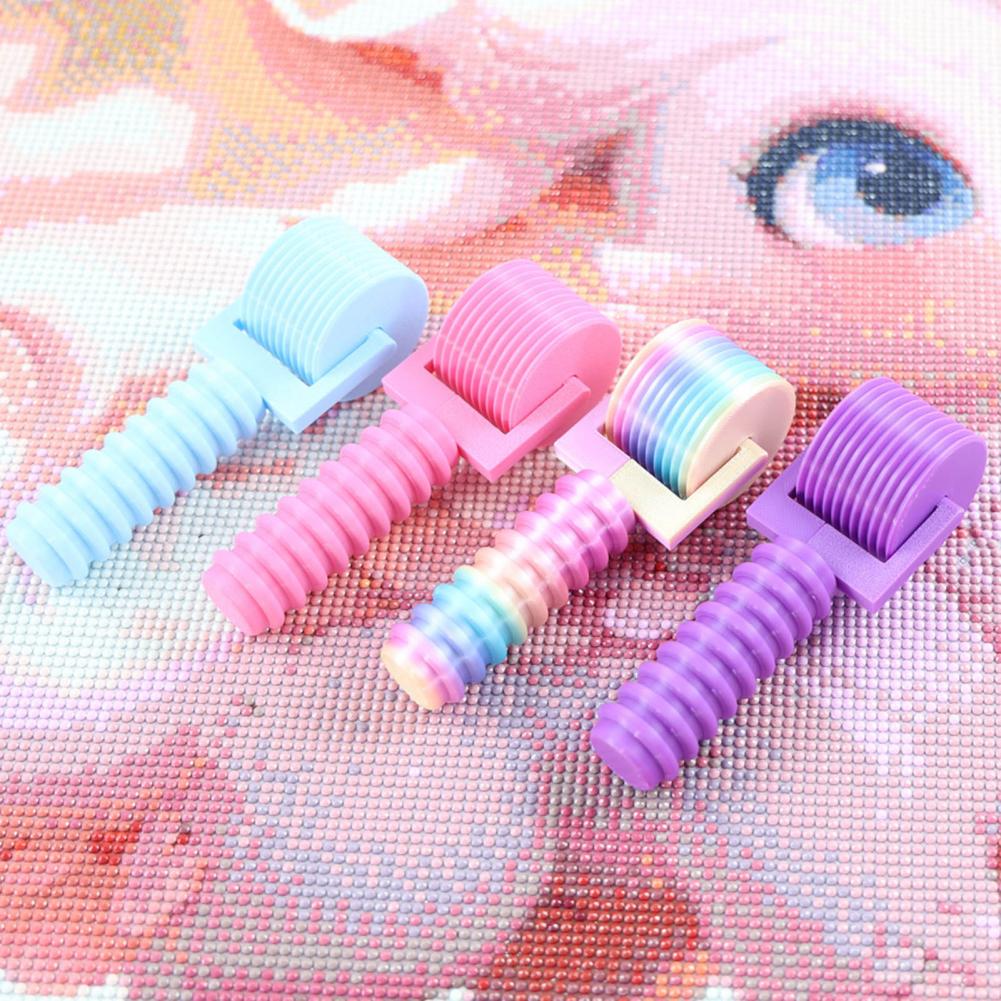 Ролик для алмазной мозаики Эффективный прижимной ролик Вышивка стразами Удобный ручной ролик Съемные инструменты для рукоделия DIY