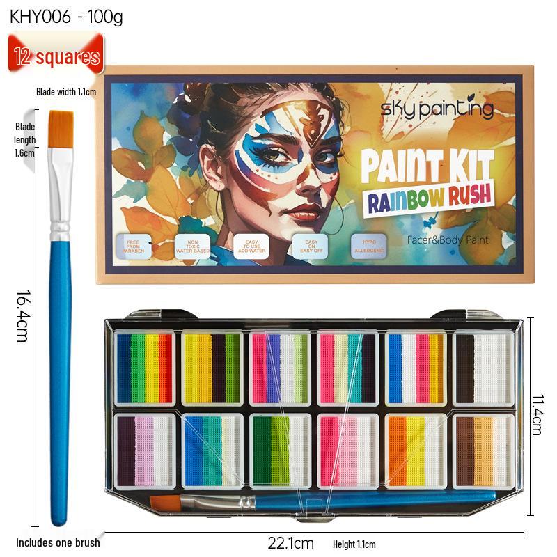 Детский водорастворимый набор для рисования на лице и теле