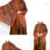 Ethnic Style Sunscreen Shawl Tassels Cashmere Scarf Head Wraps Paisley Shawl  Beach