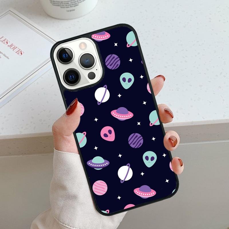 Чехол для телефона 'Инопланетный марсианский НЛО' для iPhone 11 12 13 14 15 16 Pro Max Mini Чехол для iPhone Max 5 6 7 8 Plus Обложка Корпус