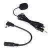 Black 3.5mm External Microphone Clip On Mic + Adapter Cable for GoPro Hero4 3 3+