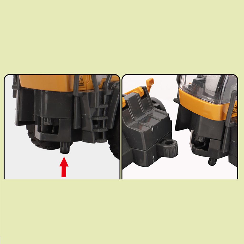 Alloy Construction Vehicle Toy 1:55 Transport Vehicles Site Playset Toys for Kids Boys Snowplow
