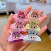 12 Pieces/set Labubu Cartoon Cute Labubu Grab Clip Korean Version Mini Hair Claw Headpiece Scratch Disc Hair Shark Claw Tail Claw Hair Accessories