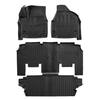 Tapis De Sol - SCOUTT - 3D Caoutchouc Premium - Compatible Chrysler Pacifica 2016-2023 - Sur Mesure - Noir