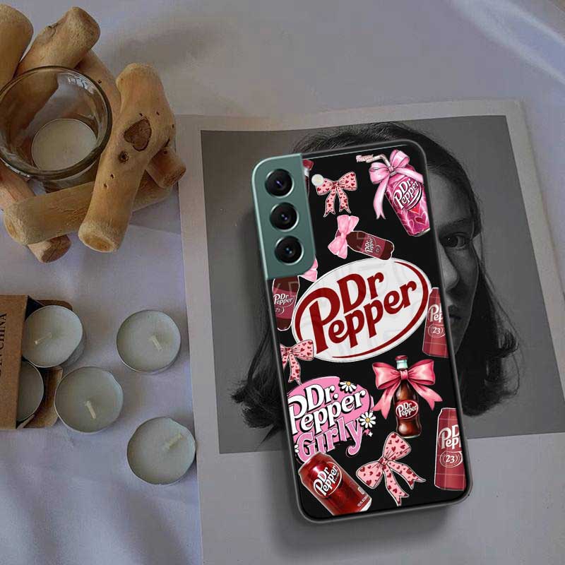 Чехол для телефона с напитком Cherry D-Dr-P-Pepper для Samsung A14 A24 A34 A54 A03S A04S A13 A23 A33 A53 A73 A70 A50S A30 A40 A71 A51 A41 A31 A20