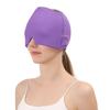 Cold/Hot Therapy Head Wrap Migraine Relief Ice Cap with Adjustable Eye Masque Reusable Headache Soothing Hat for Sinus Pain Tension & Stress Relief
