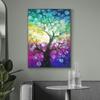Colorful Abstract Flower Tree Landscape Poster and Prints, Canvas Painting, Wall Art for Living Room, Home Decor