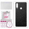 apgo Protective Skin Sticker for the Back Compatible with Lenovo Z6 Pro, Wrap Film, Foil, Vinyl - Pattern Black Honeycomb