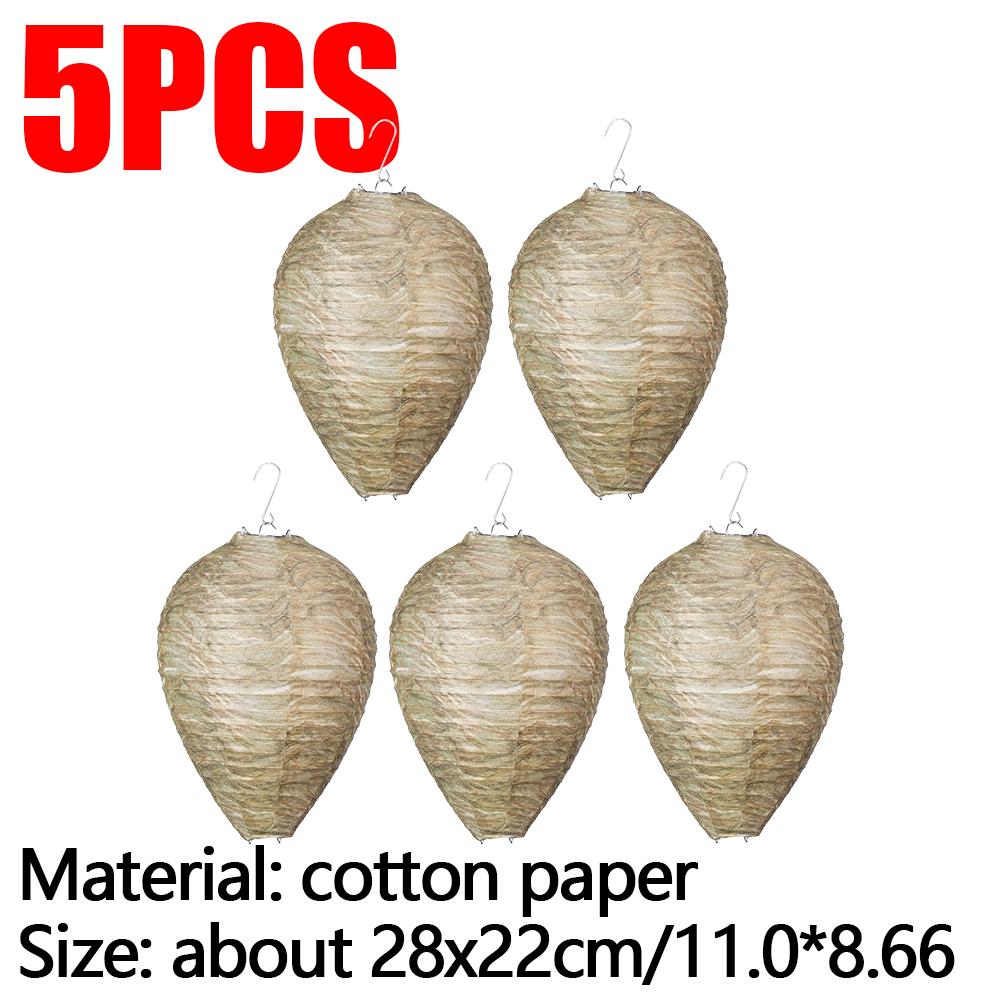 Вязаное крючком приманка для осиного гнезда, поддельное гнездо шершней, отпугиватель поддельных шершней, подвесная приманка для осиного гнезда в подарок на новоселье