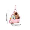 Bag Hanging Groundhog Dolls Pendant Cartoon Car Keyring Funny Plush Groundhog Keychain  Friend