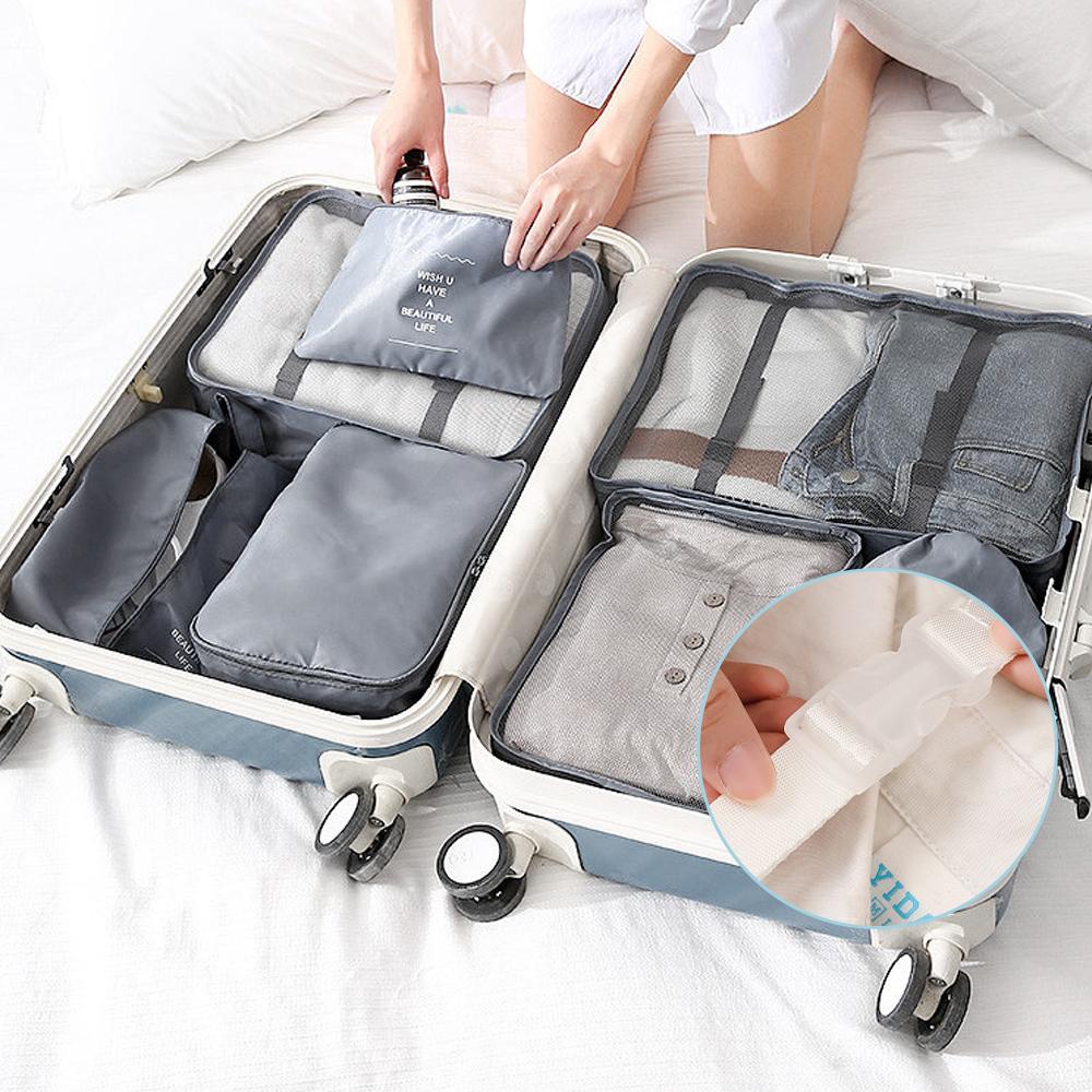 Blanket Shoes Organizers Bag Folding Travel Organizer Storage Bags Clothes Luggage Travel Organizer 7pcs Travel Storage Bag Set