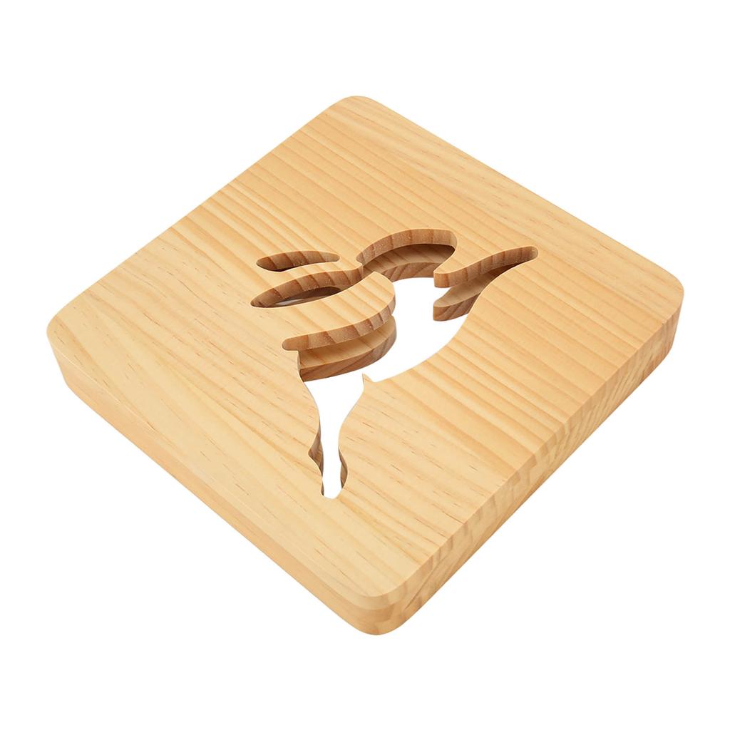 Светодиодный ночник Hollow Bunny Design Eye Protection 3D деревянная лампа для спальни гостиной офиса