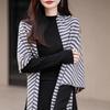 Elegant Knit Scarf Sweater: Women's Korean Style Warm Triangle Shawl for Autumn/Winter