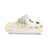 Crocs Crush Clog EVA Casual Fashion Versatile Exquisite Simple Trend Hole Shoes Unisex White