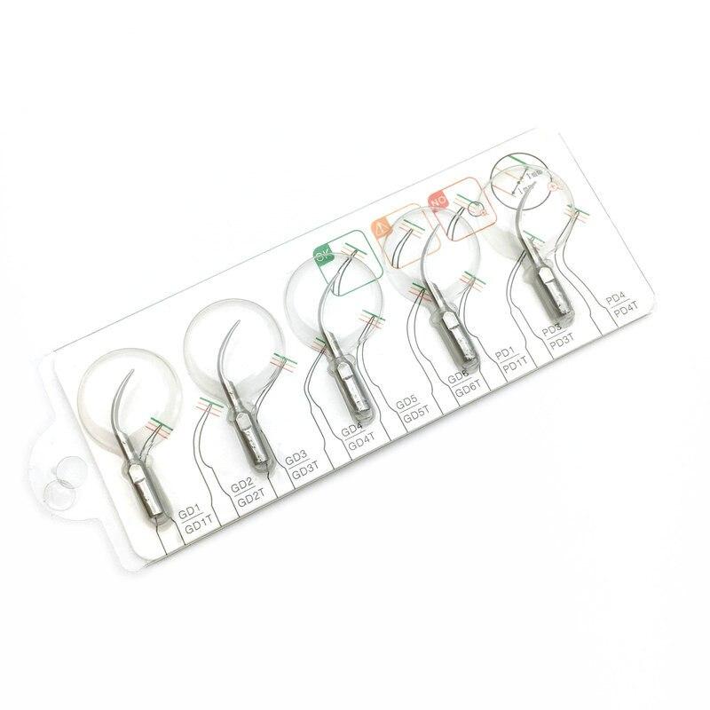 5 шт. GD1 насадки для стоматологического ультразвукового скейлера, совместимые с наконечником скейлера DTE/Satelec для отбеливания зубов