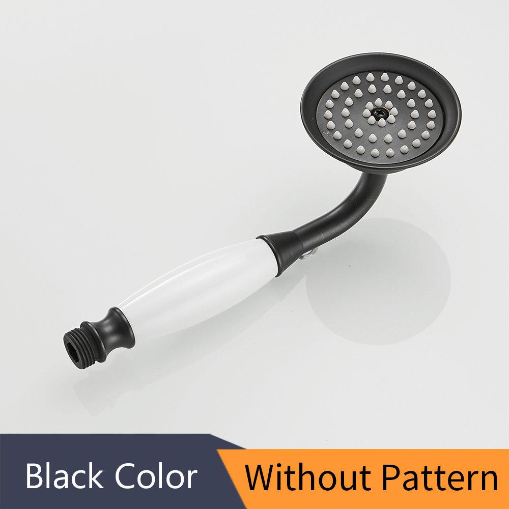 Душевые лейки, антикварная ванная комната, ручной душ-распылитель с роскошной керамической ванной, круглый смеситель для душа с эффектом дождя HJ0527K