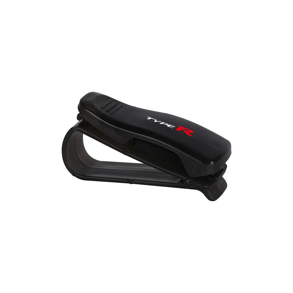 1pcs Auto Badge Glasses Clip Car Sun Visor Sunglasses Holder Card Ticket Stand For Honda Mugen Power BBP Civic Accord Odyssey City