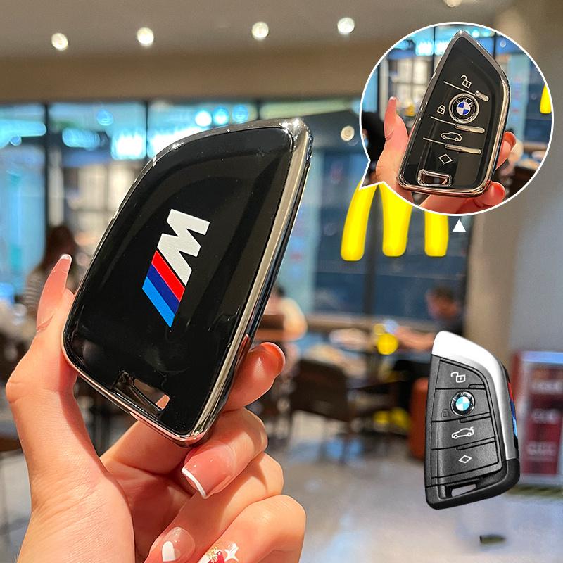 Горячий 2025 TPU Чехол-оболочка для брелока автомобильного ключа For BMW F20 G20 G30 X1 X3 X4 X5 G05 X6 X7 G11 F15 F16 G01 G02 F48 Автомобильный брелок Аксессуар