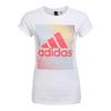 adidas Женская тренировочная серия Логотип Пуловер с круглым вырезом Повседневная футболка с коротким рукавом Женские топы CG1659