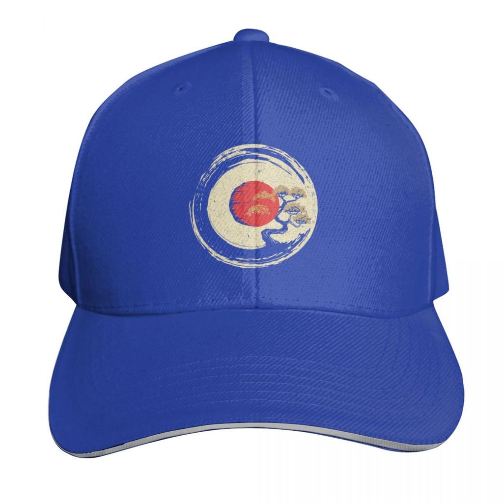 Bonsai Tree In Japanese Zen Buddhist Enso Circle Baseball Cap Hat Baseball Cap tea Hat Womens Golf Clothing Unisexs